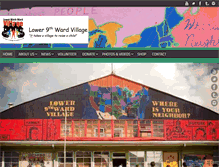 Tablet Screenshot of lower9thwardvillage.org